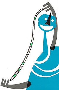 Ilustración de monigote con cuerda