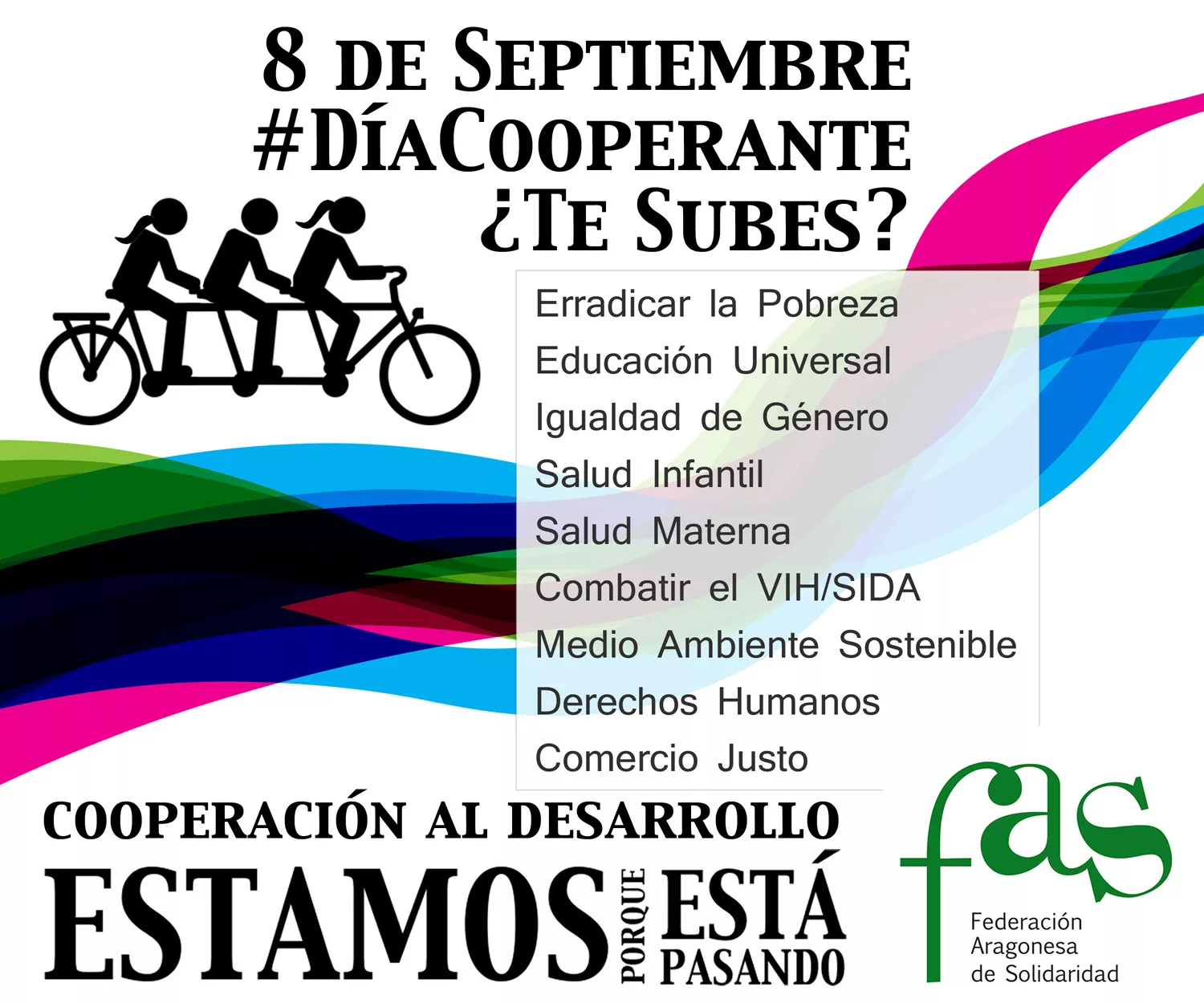 8 de septiembre, Día del Cooperante. ¿Te subes?