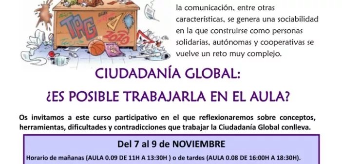 Curso formación sobre Educación para la Ciudadanía Global para estudiantes