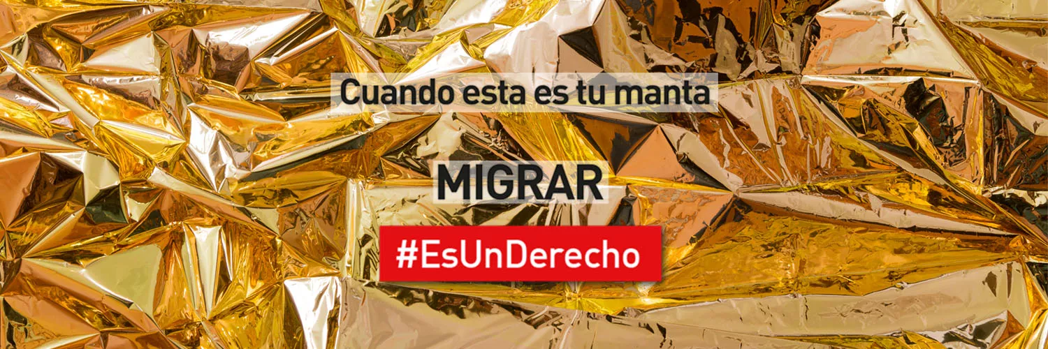 Twitter Migrar #EsUnDerecho 1500x500