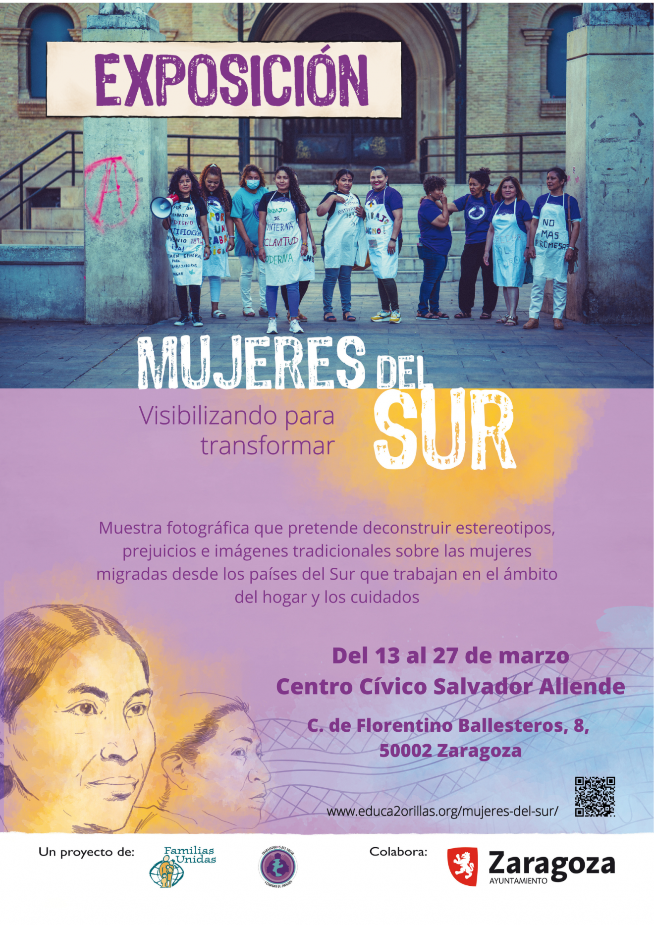 Exposición ＂Mujeres del Sur, Visibilizando para transformar＂
