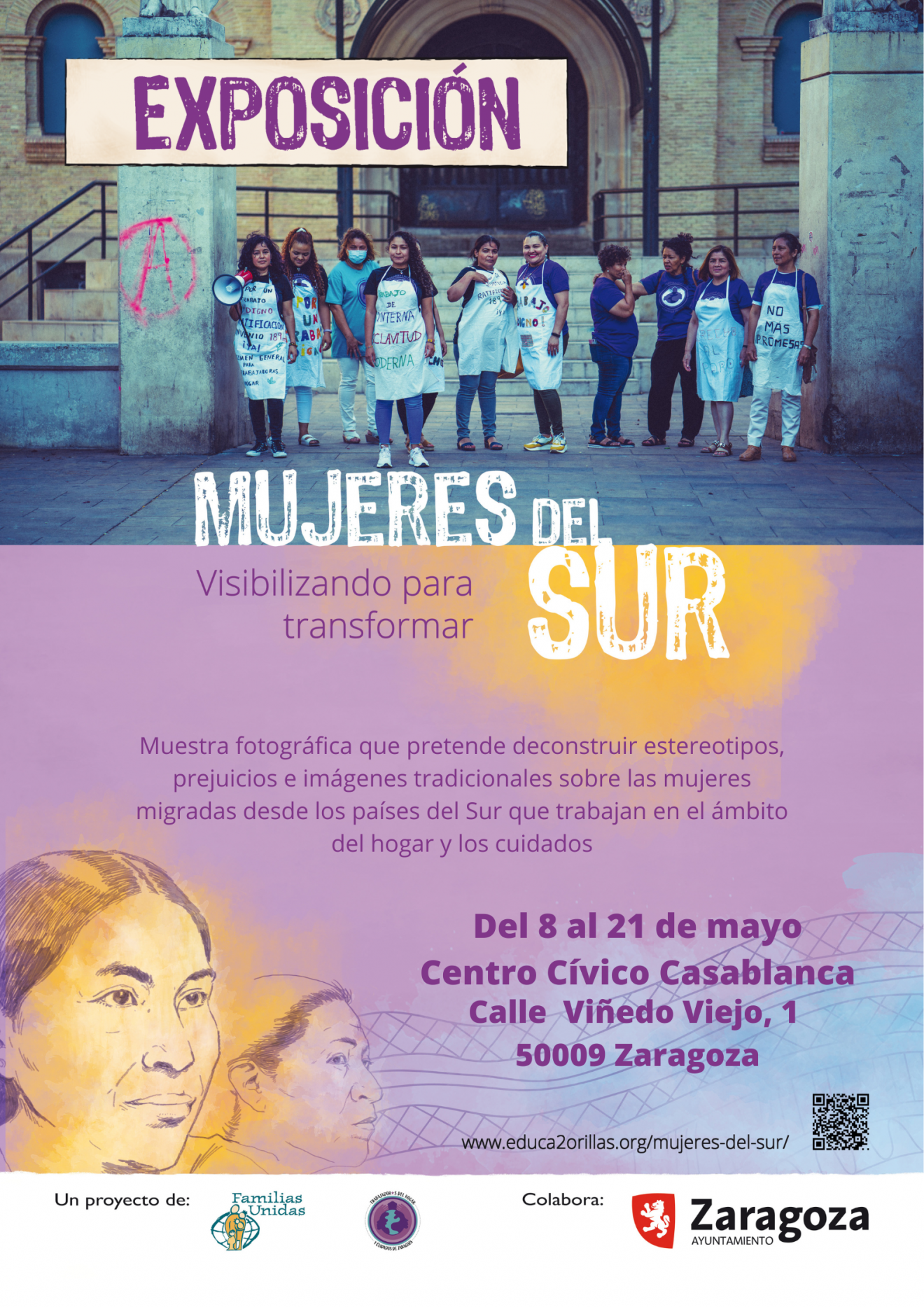 Exposición Mujeres del Sur en Casablanca