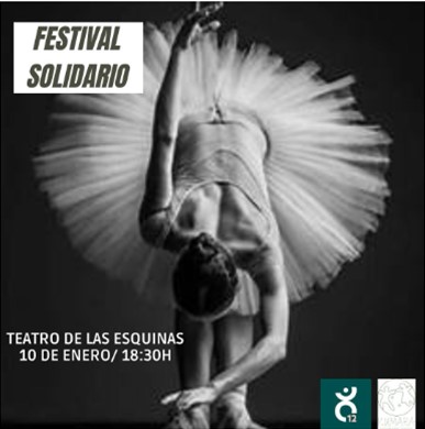 Festival de danza solidario de la Academia de Baile zaragona Estudio12 a favor de la ONG Kumara Infancia del Mundo