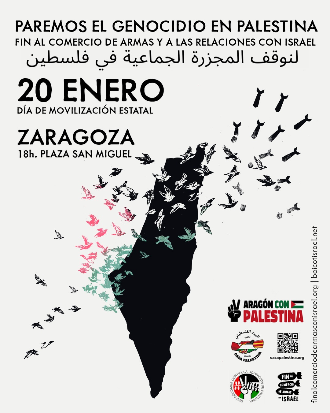 Manifestación Paremos el Genocidio en Palestina
