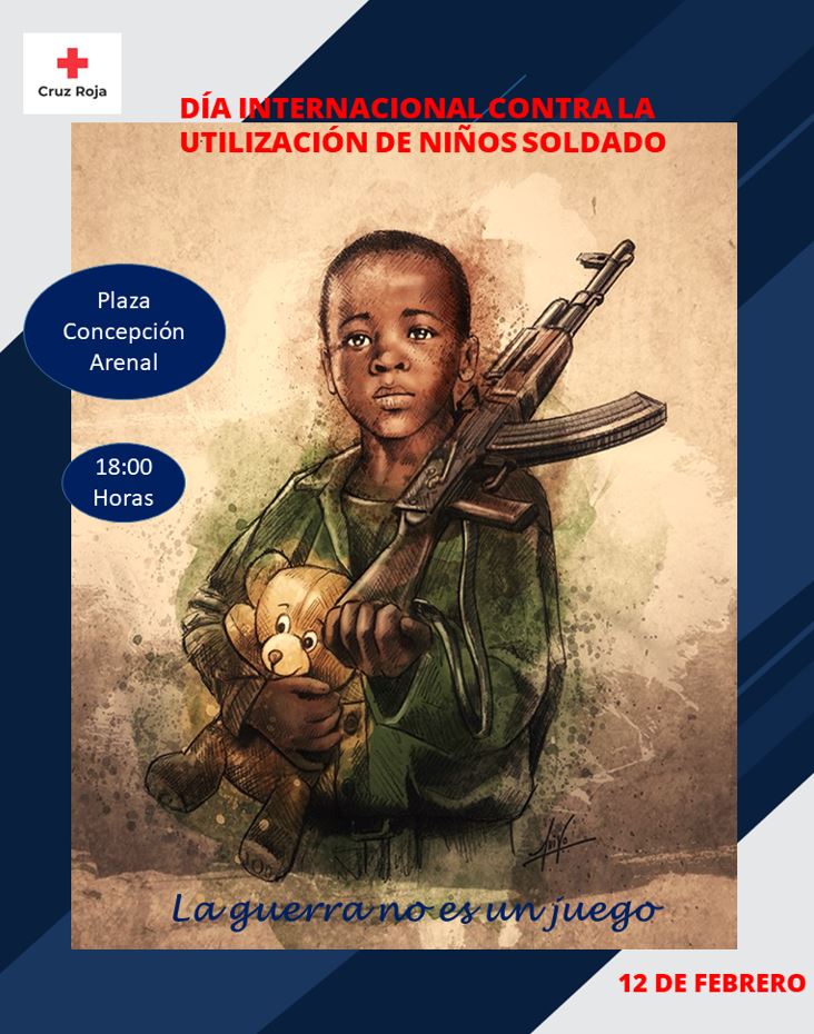 Mes informativa en Huesca por los niños soldado
