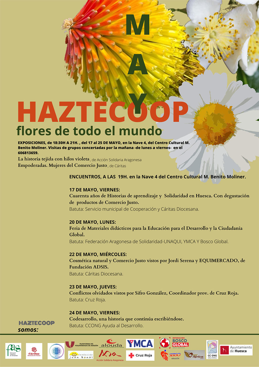 Flores de todo el mundo - Haztecoop Huesca