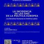 Conferencia: La incidencia de las ONG en la política europea: Los Derechos Humanos en América Latina