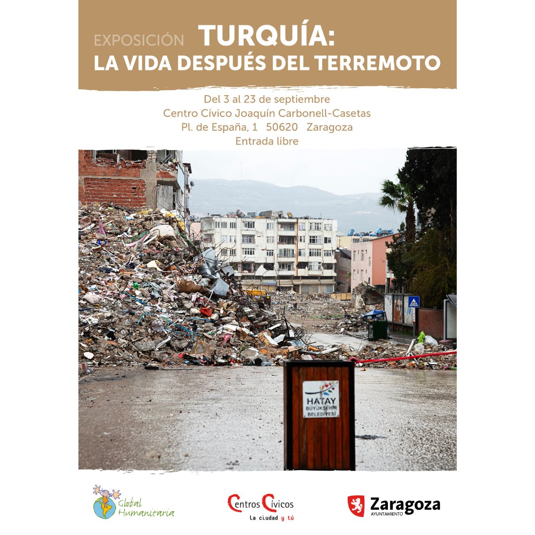 Exposición "Turquía: la vida después del terremoto"