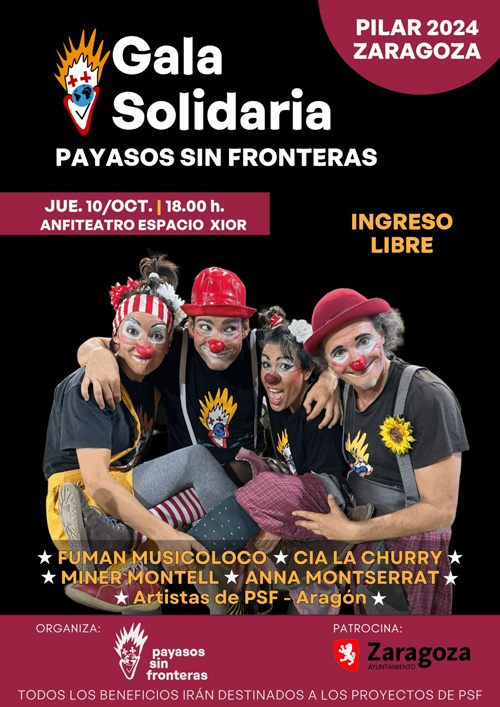 Gala Solidaria de Payasos sin Fronteras en Zaragoza