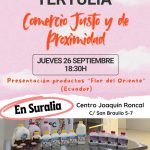 Café tertulia sobre comercio justo y de proximidad