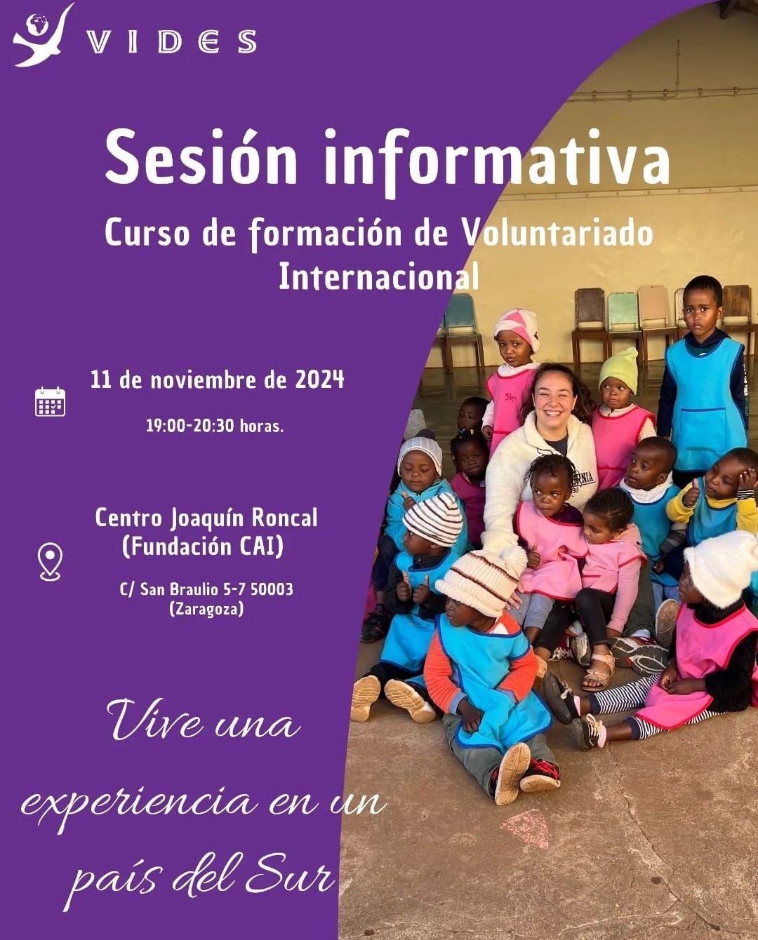 Sesión informativa voluntariado VIDES