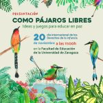 Presentación de la guía en formato físico titulada «Cómo pájaros libres»,