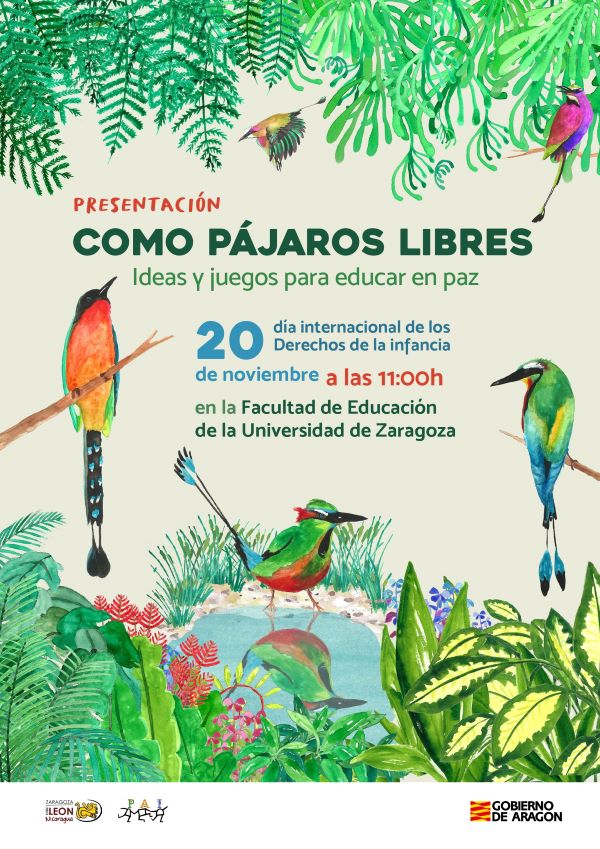 Presentación de la guía en formato físico titulada «Cómo pájaros libres»,