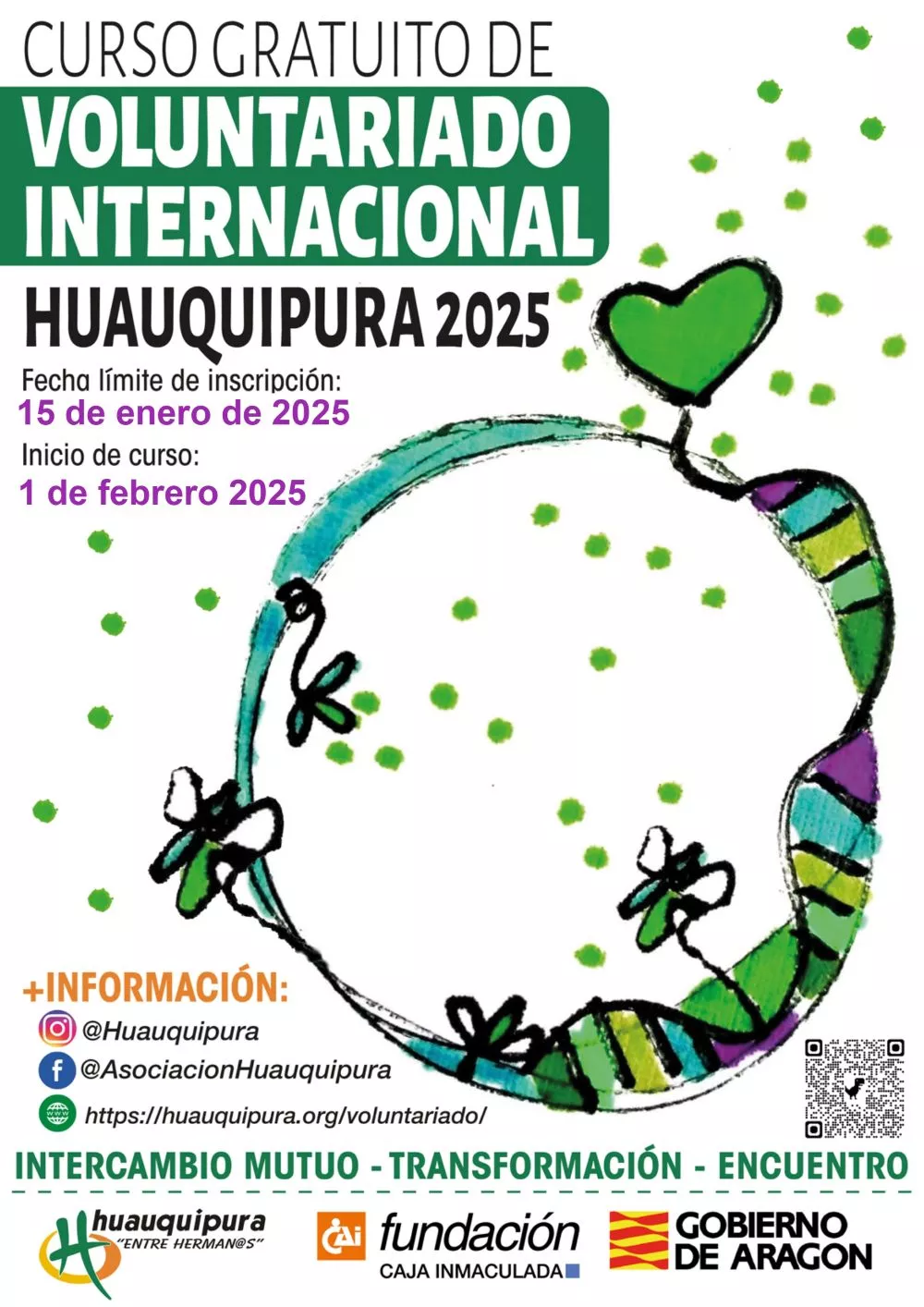 Curso de voluntariado internacional de Huauquipura