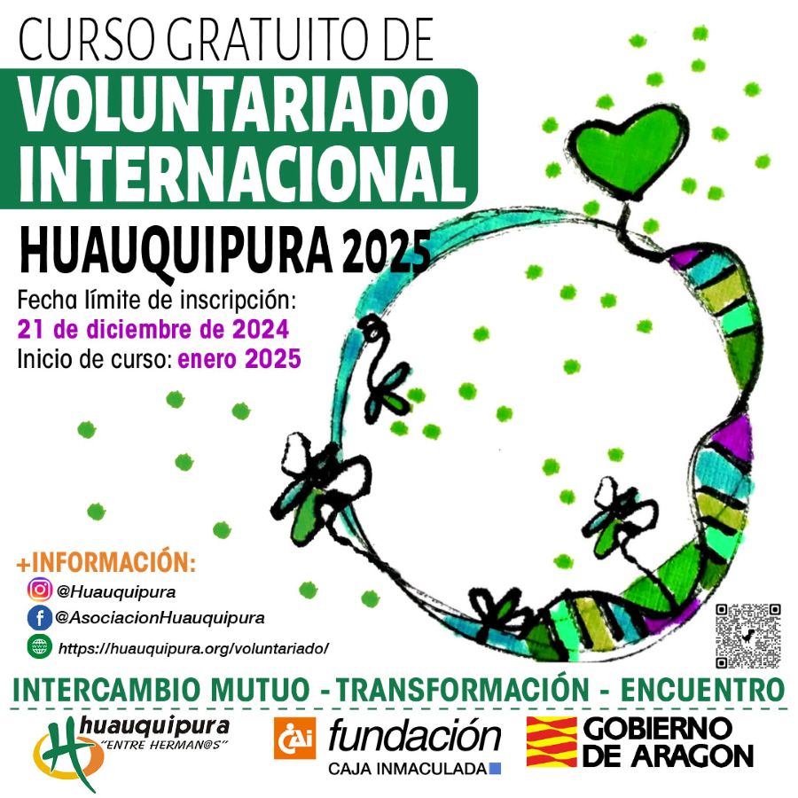 Curso de voluntariado internacional de Huauquipura