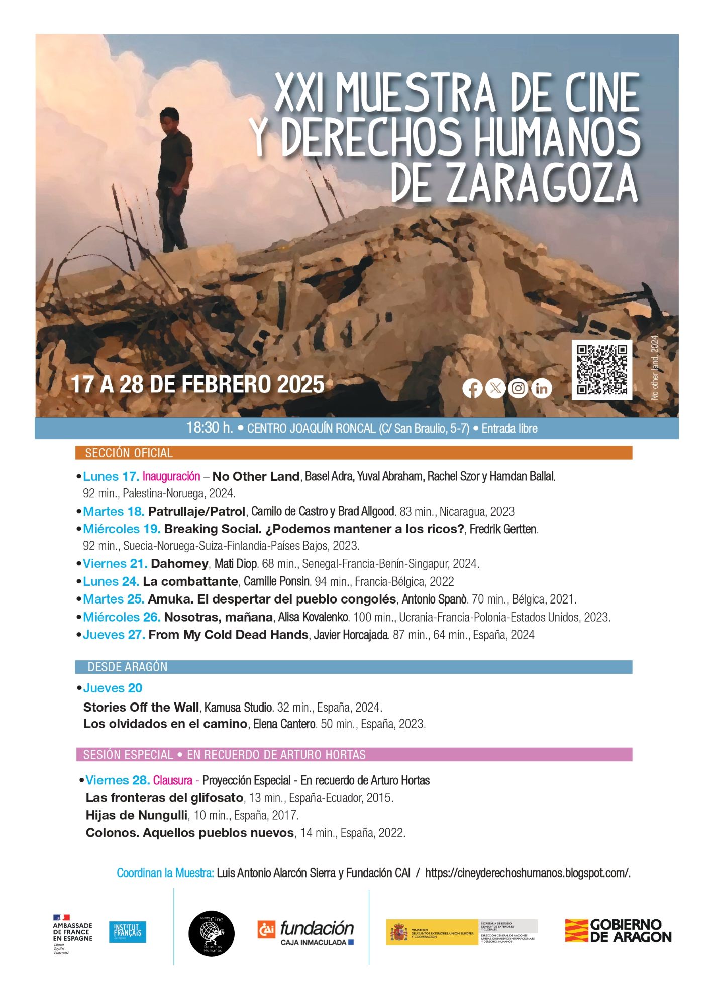 Zaragoza acoge la XXI Muestra de Cine y Derechos Humanos