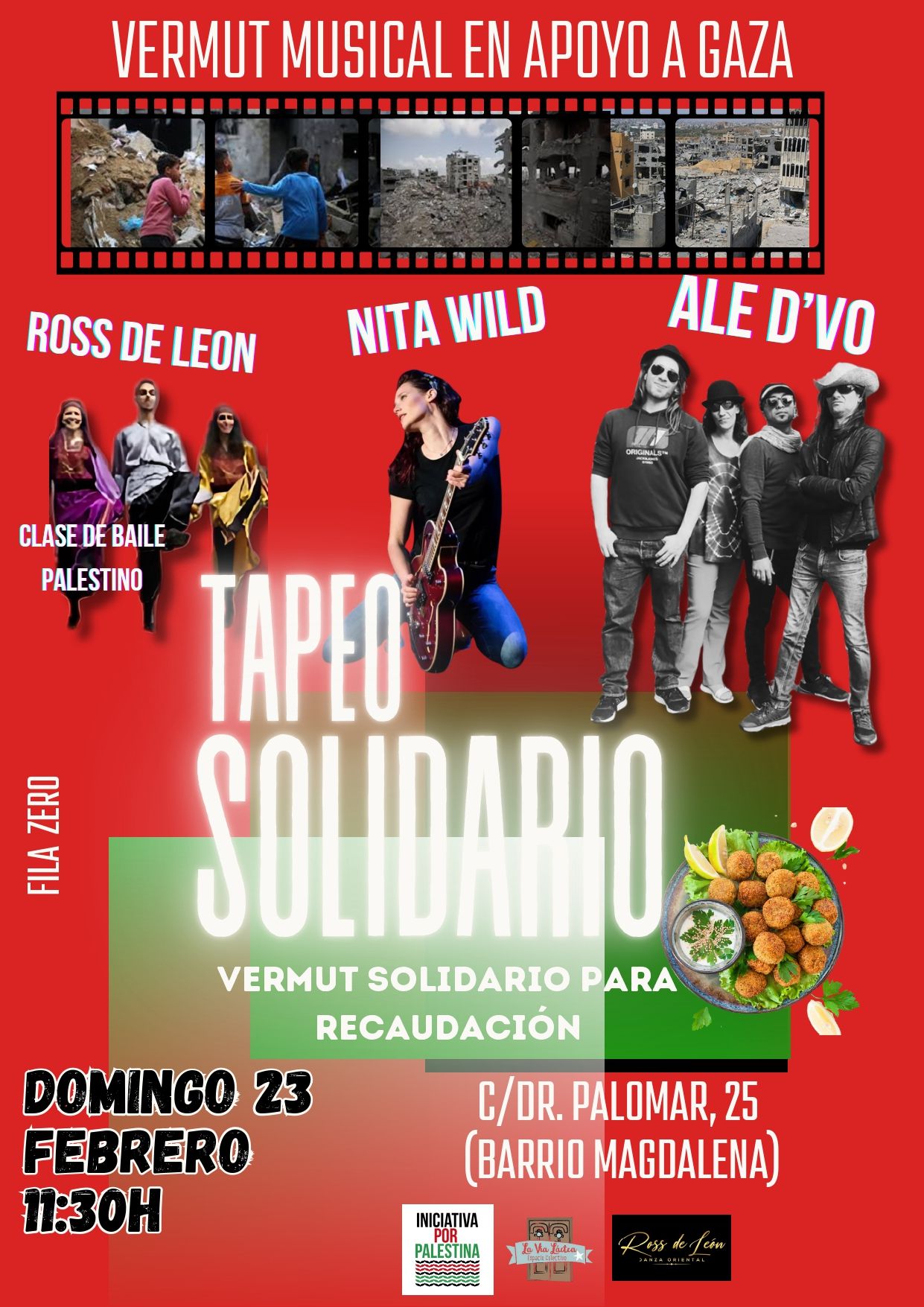 Tapeo Solidario en apoyo a Gaza