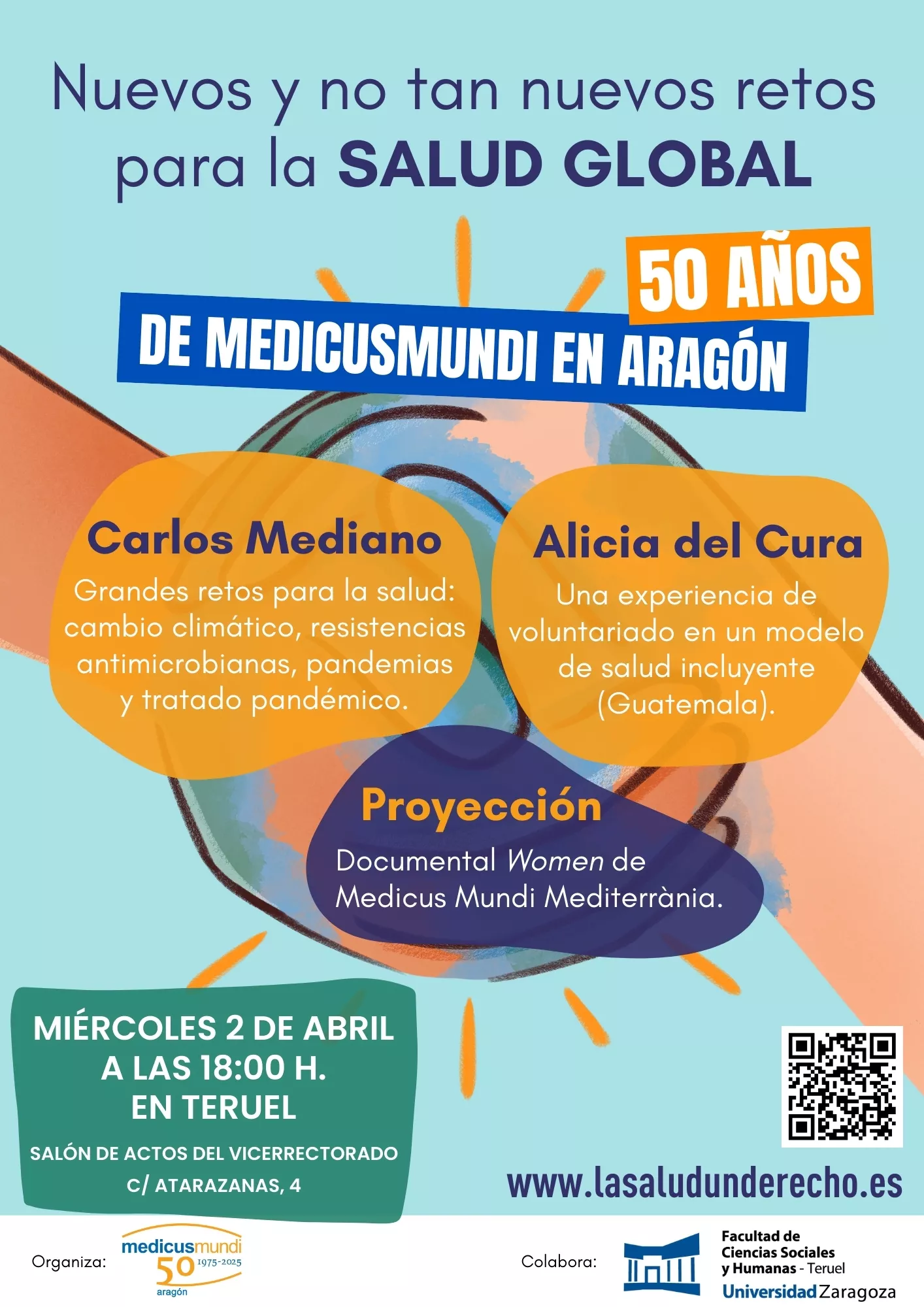 50 años de medicusmundi en Aragón. Nuevos y no tan nuevos retos para la salud global. Teruel.