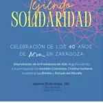Tejiendo Solidaridad - 40 años ASA en Zaragoza