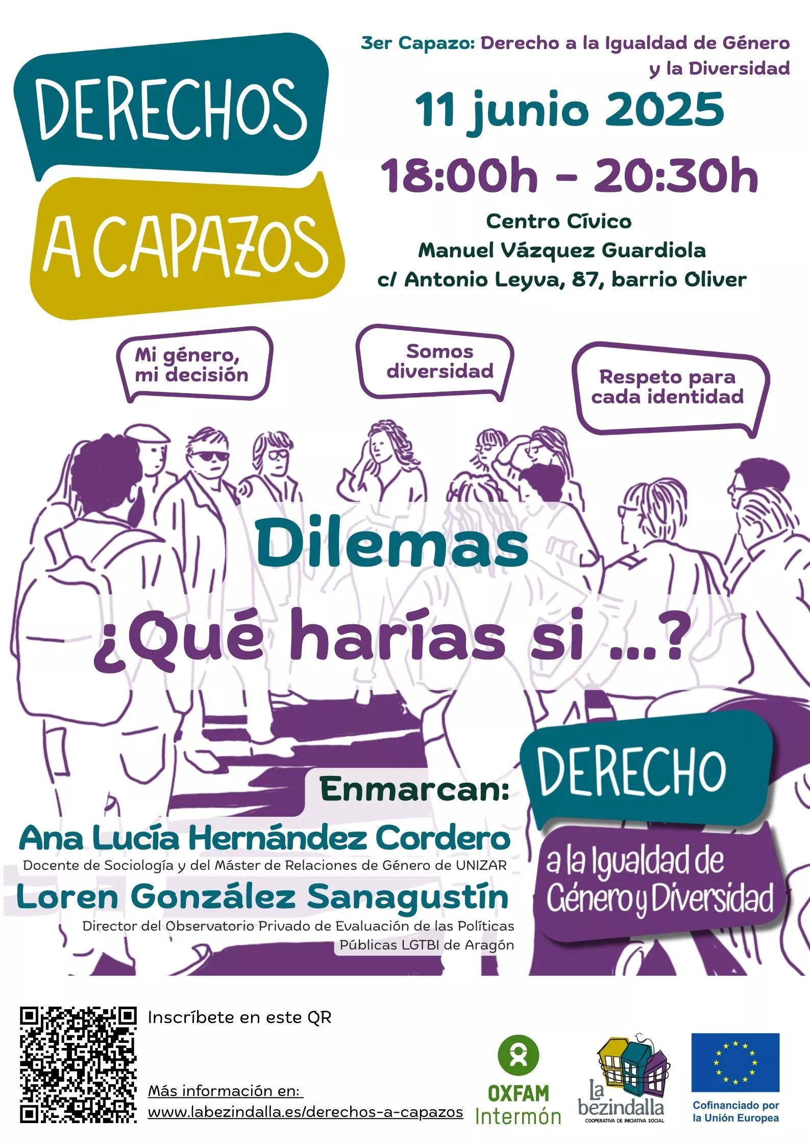 Derecho a capazos, Derecho a la igualdad de género y diversidad