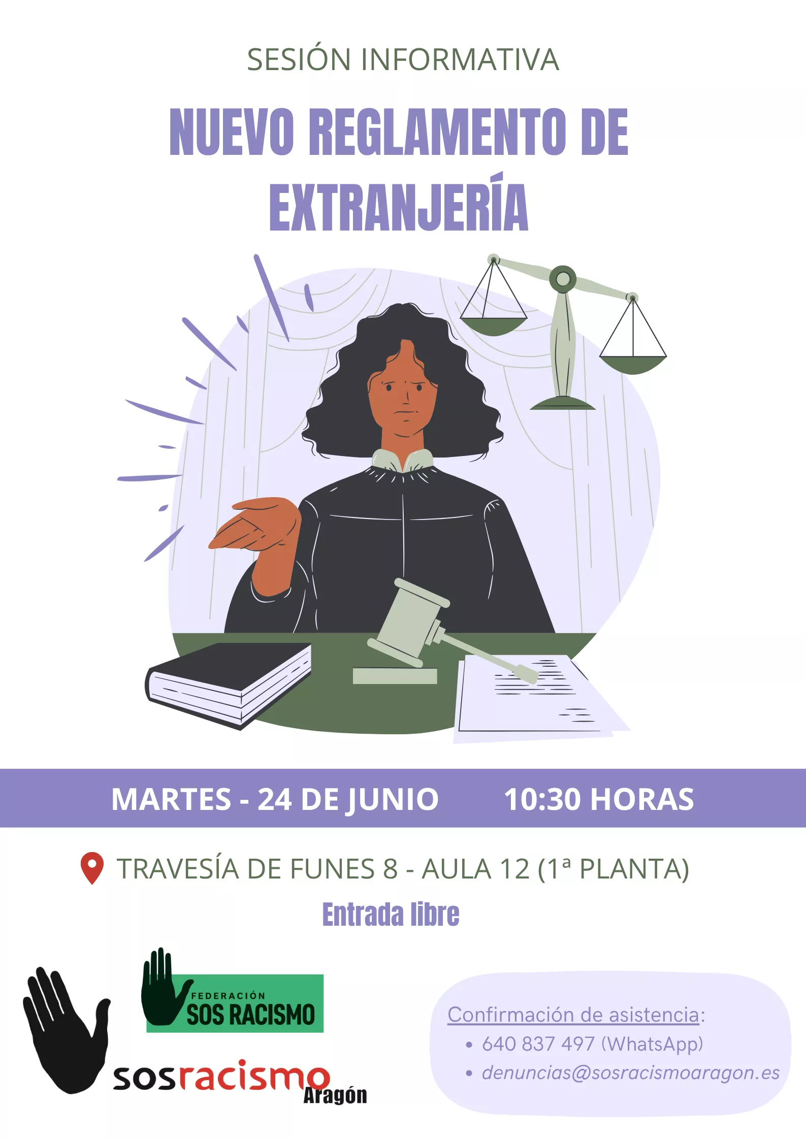 Nuevo reglamento de extranjería - sesión informativa