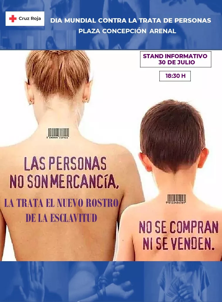 Stand informativo contra la trata – 30 de julio en Huesca