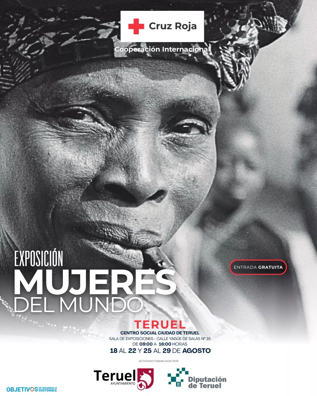 Exposición Mujeres del mundo Cruz Roja Teruel