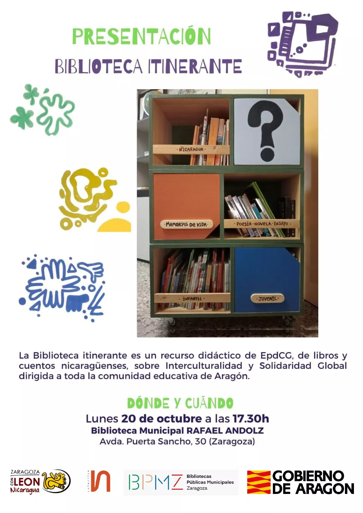 Presentación de la "Biblioteca Itinerante"