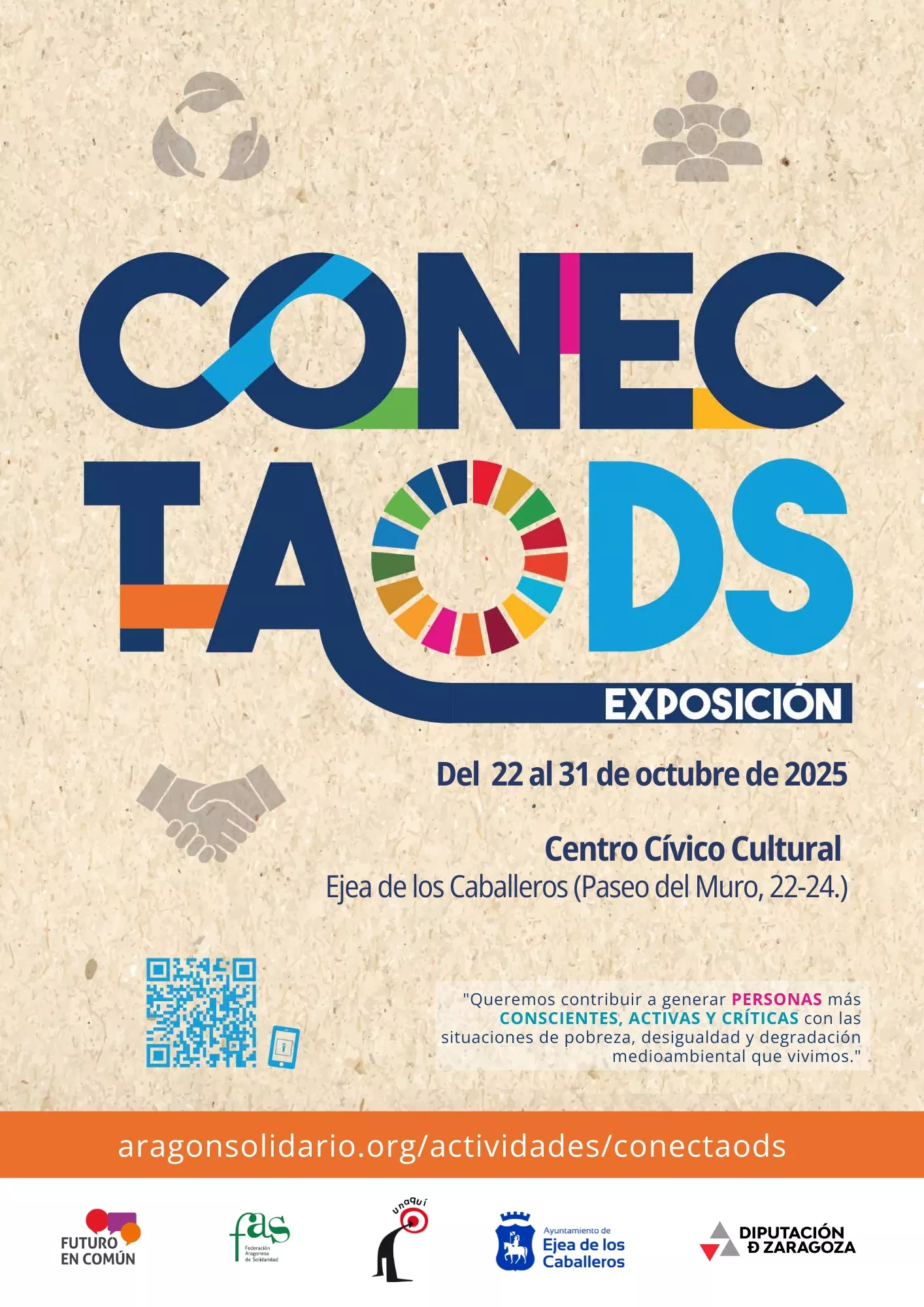 Ruta de la exposición ConectaODS - Ejea de los Caballeros