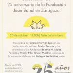Celebración del 25º aniversario de la Fundación Juan Bonal en Zaragoza