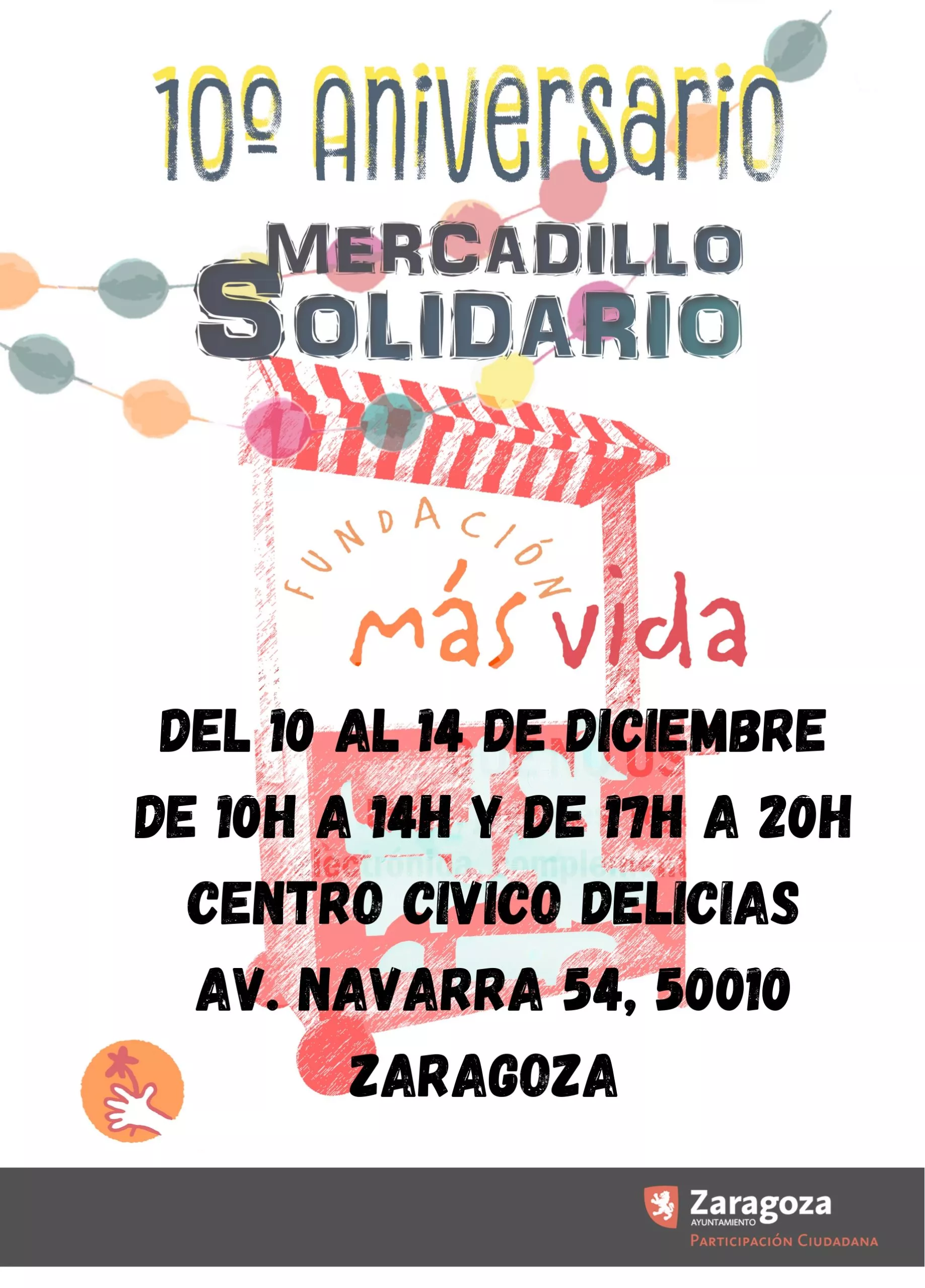 Mercadillo Solidario Más Vida