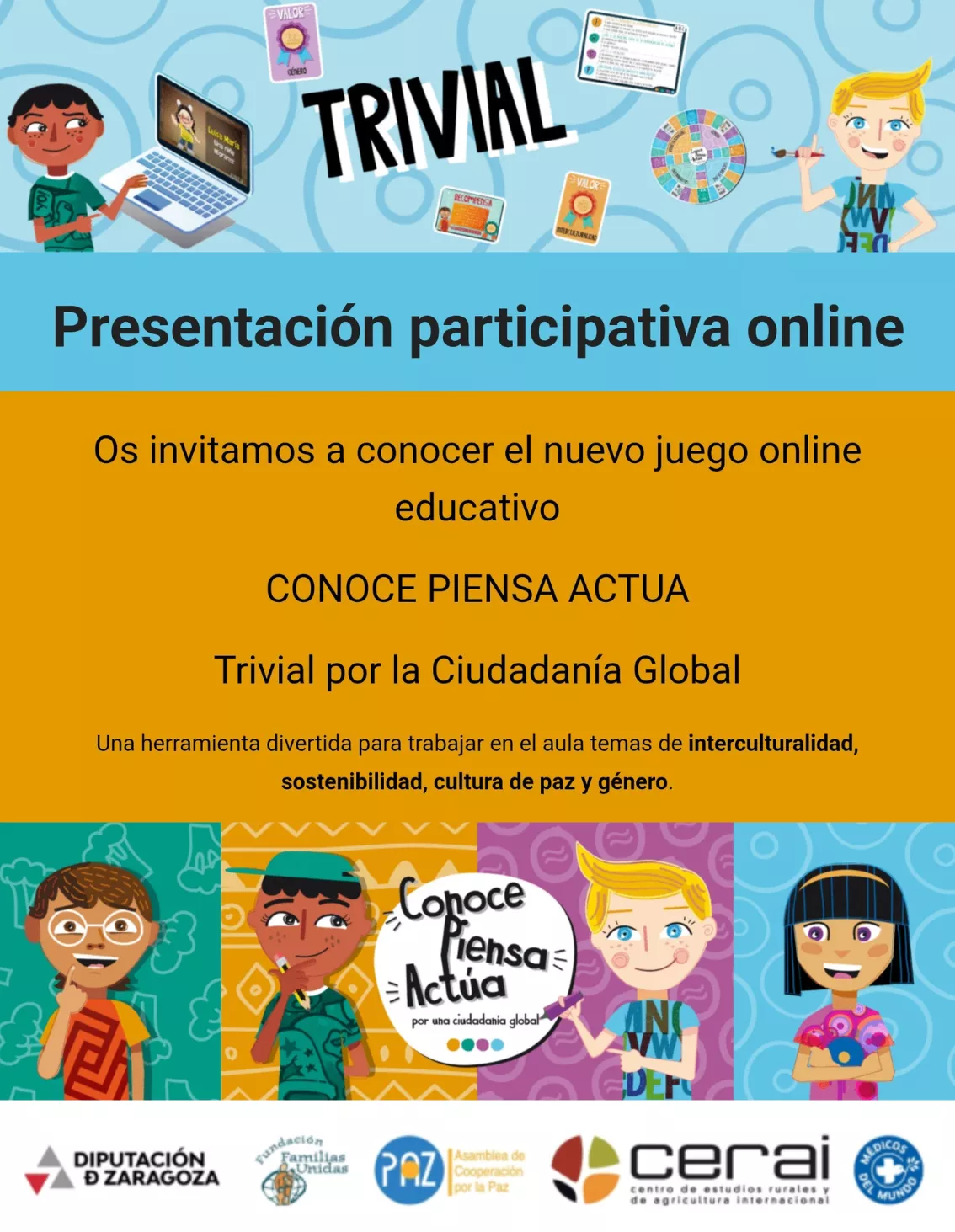 Conoce, Piensa, Actúa. Trivial por la Ciudadanía Global