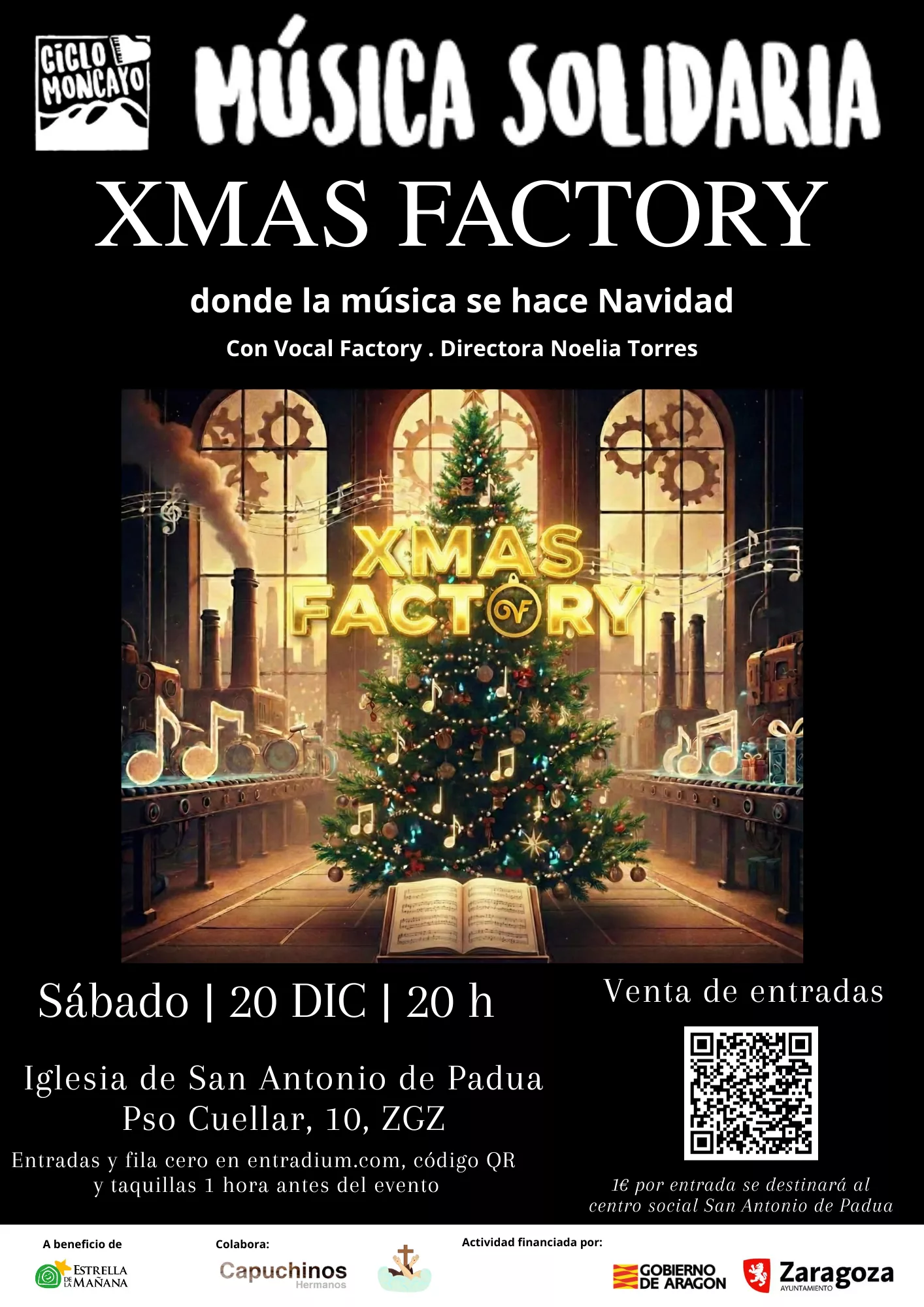 Concierto solidario ciclo Moncayo XMAS FACTORY