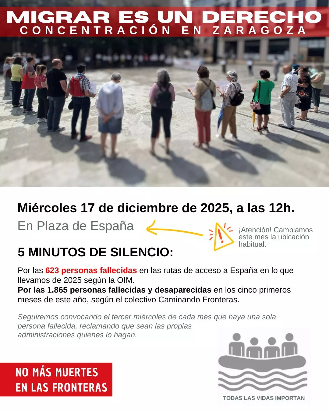 Concentración MIGRAR es un derecho 17 dic 2025