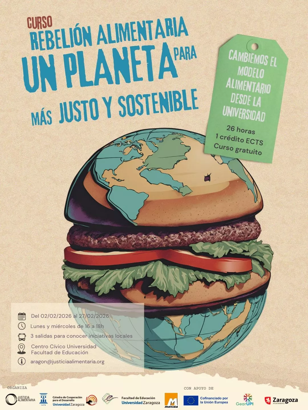 Curso Rebelión Alimentaria por un Planeta más justo y sostenible