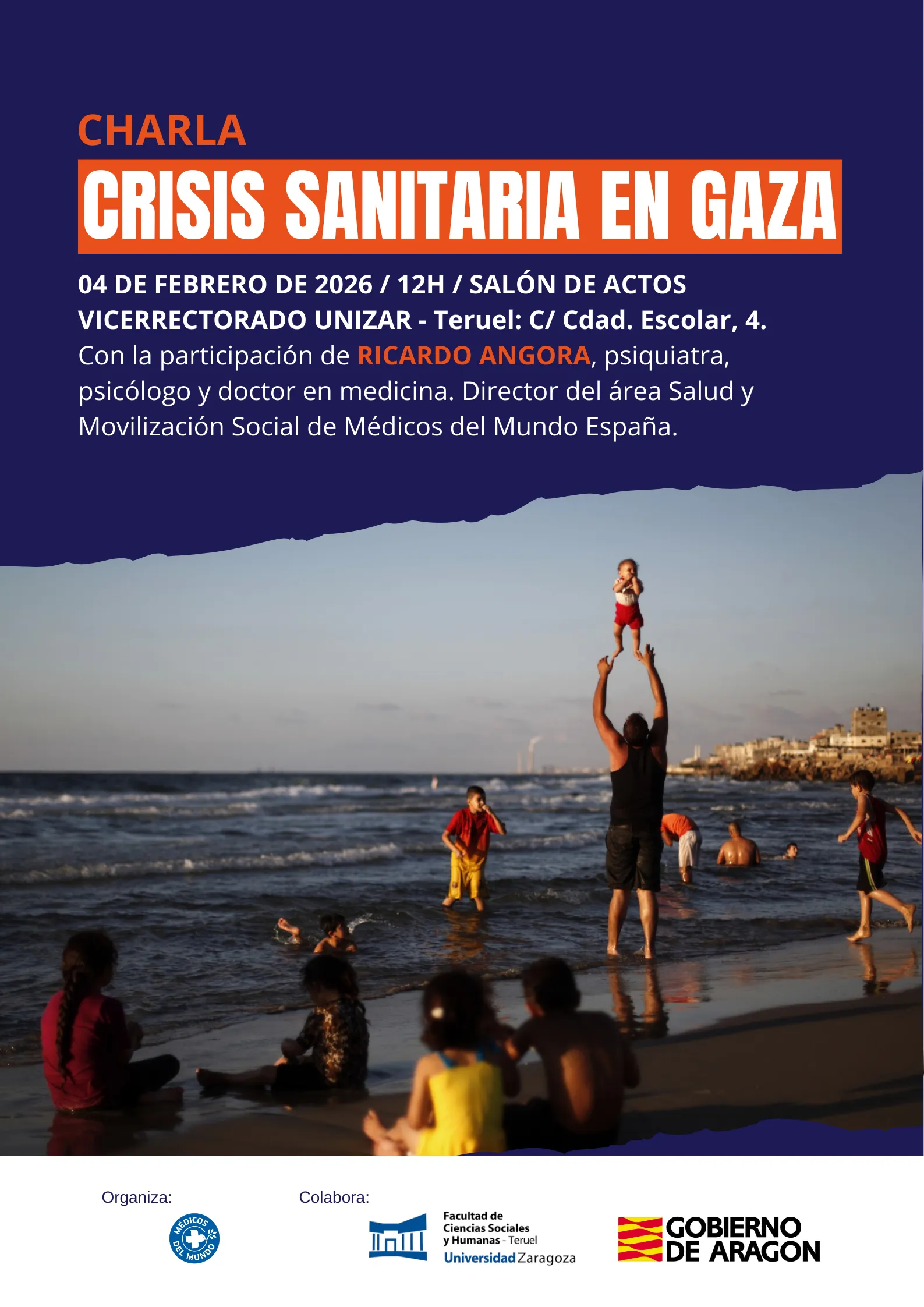 Charla: Crisis sanitaria en Gaza