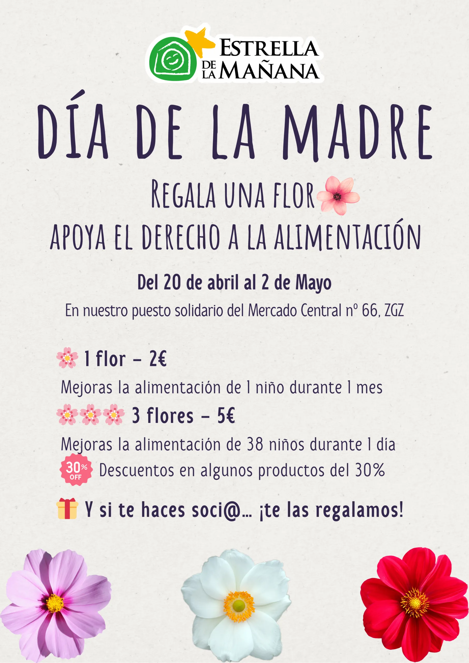 Día de la madre en el Mercado Central