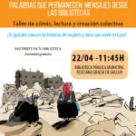 TALLER GAZA AMAL en Gallur: PALABRAS QUE PERMANECEN, MENSAJES DESDE LAS BIBLIOTECAS
