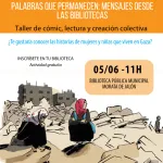 TALLER GAZA AMAL: PALABRAS QUE PERMANECEN, MENSAJES DESDE LAS BIBLIOTECAS