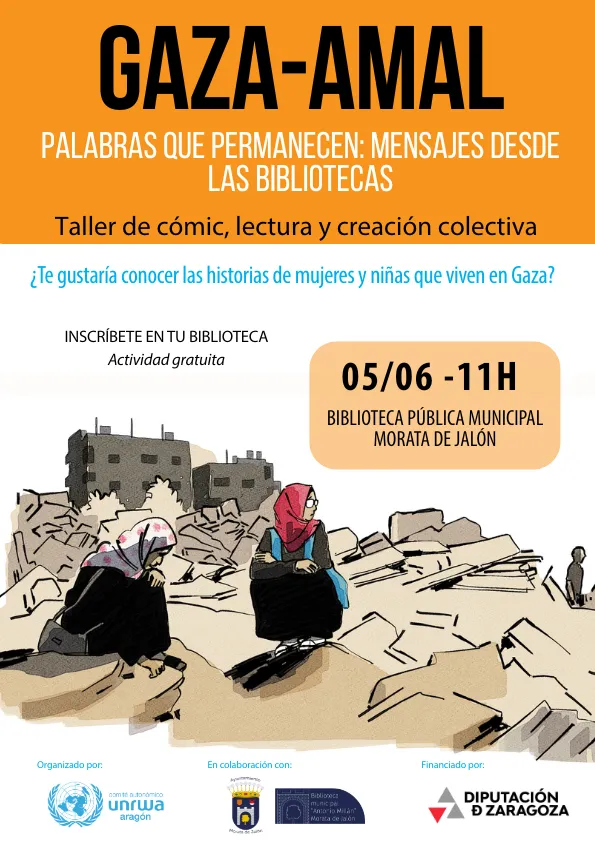 TALLER GAZA AMAL: PALABRAS QUE PERMANECEN, MENSAJES DESDE LAS BIBLIOTECAS