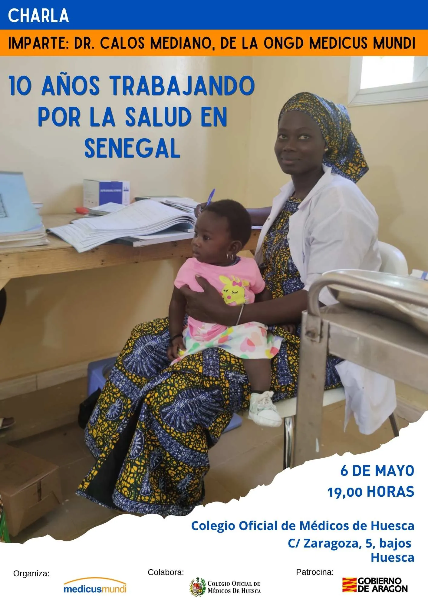 Charla “10 años trabajando por la salud en Senegal”