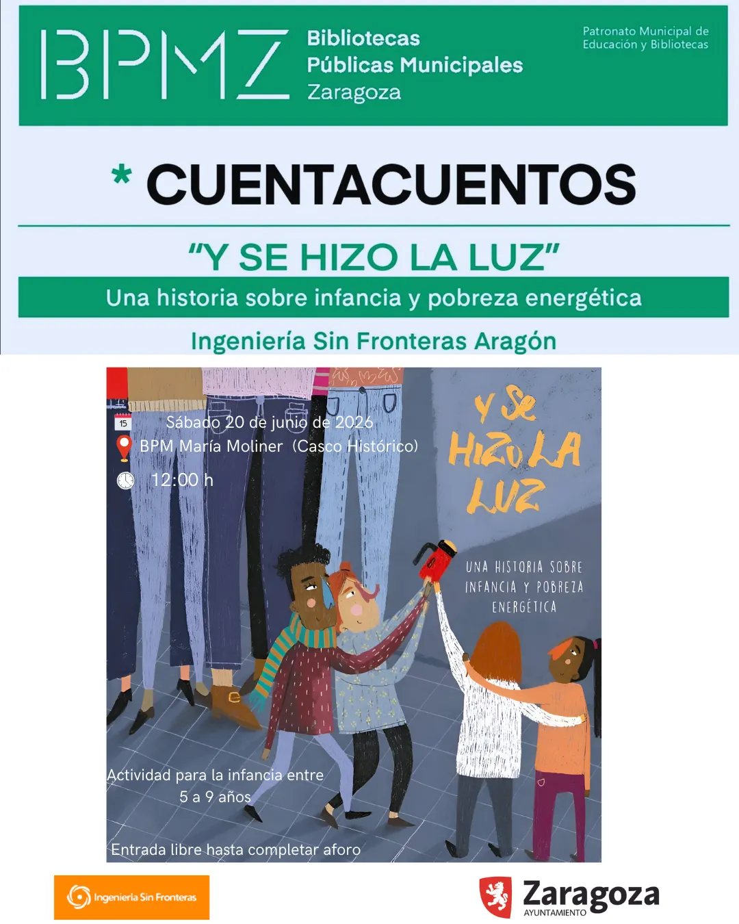 Cuentacuentos "Y se hizo la luz"