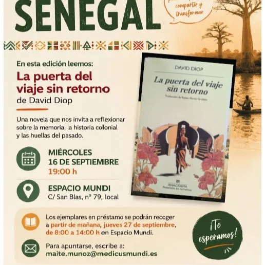 Club de lectura en Espacio Mundi: "La puerta del viaje sin retorno"