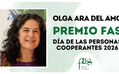 Olga Ara del Amo, Premio FAS Día de las Personas Cooperantes 2026