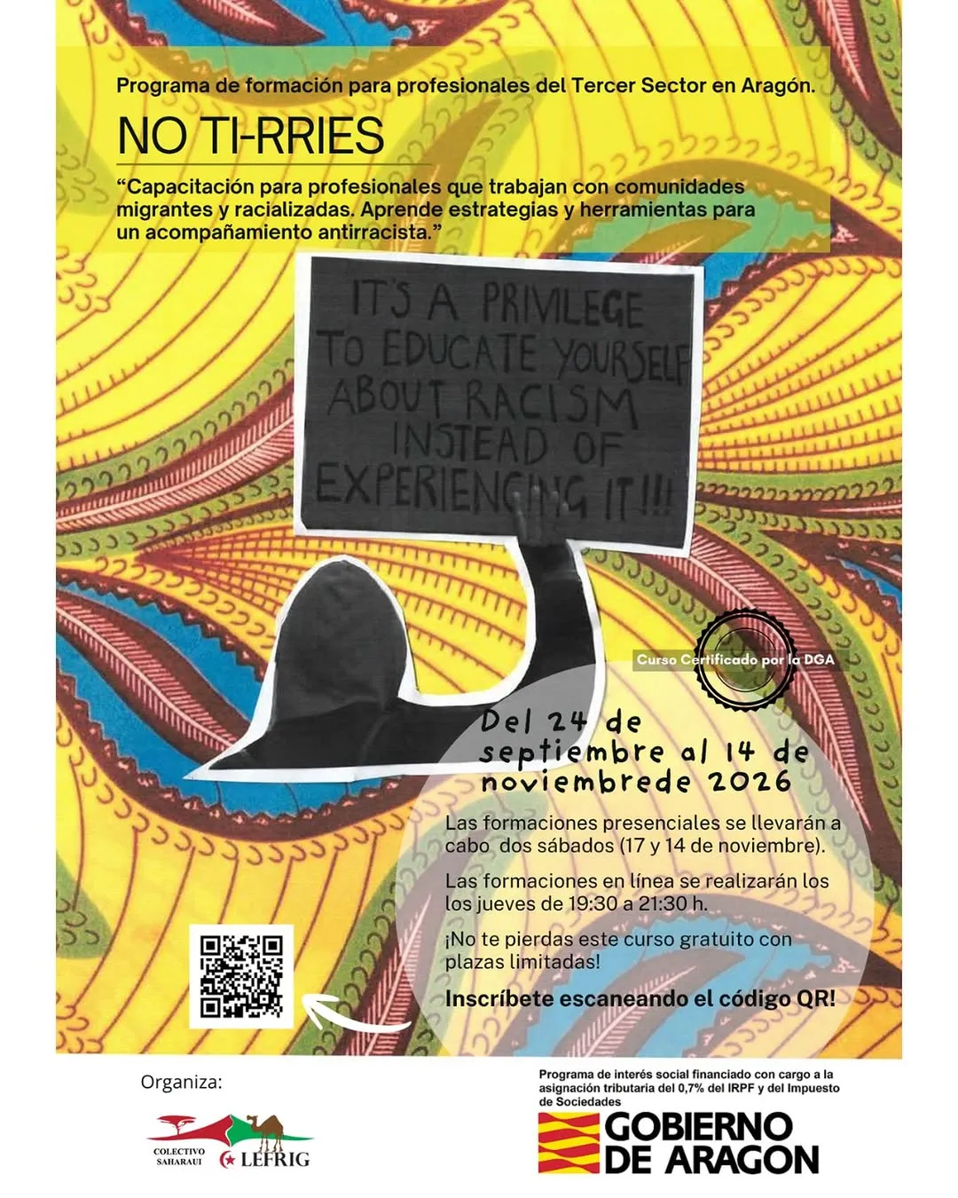Programa de formación “NO TI-RRIES”