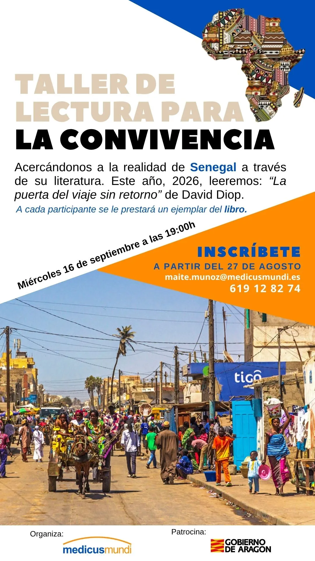 Club de Lectura anual de Senegal en Espacio Mundi