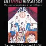 Gala benéfica musicara 2026. Musicara une acordes por la vida y el futuro