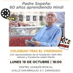 Cine-fórum “Federico Sopeña: 60 años aprendiendo Hindi"