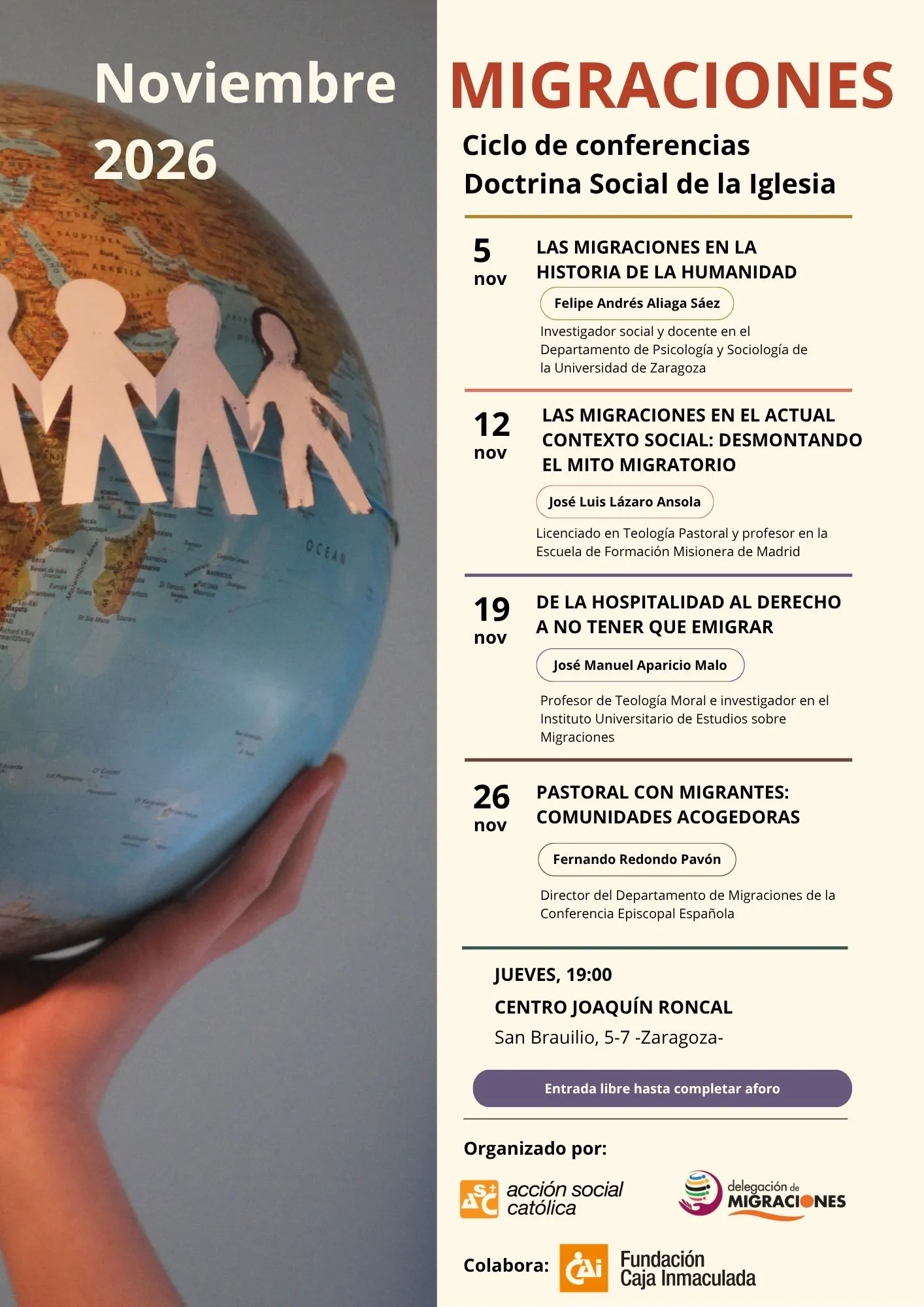 Migraciones - Ciclo de conferencias Doctrina Social de la Iglesia