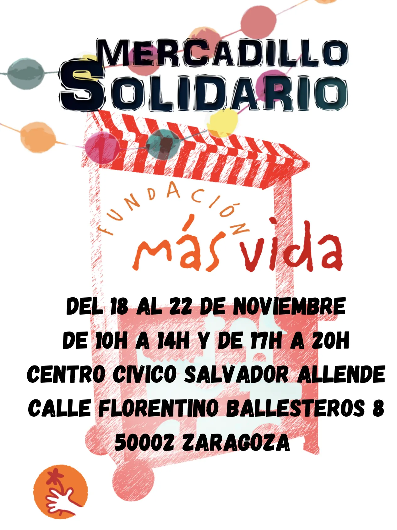 XI Mercadillo Solidario de Fundación Más Vida
